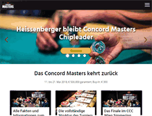 Tablet Screenshot of concord-masters.com